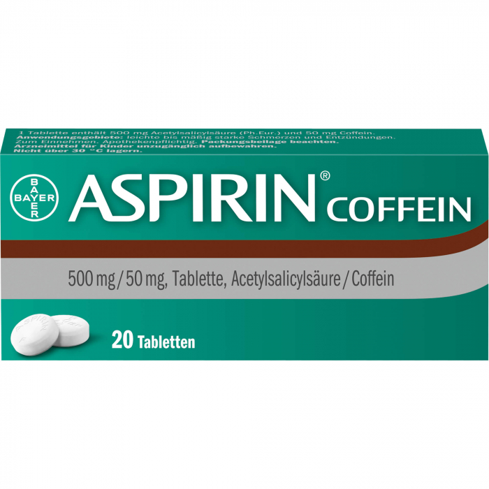 ASPIRIN Coffein Tabletten 20 St