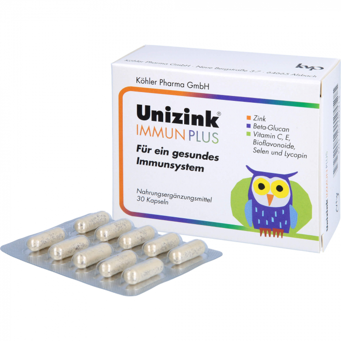 UNIZINK Immun Plus Kapseln 1X30 St