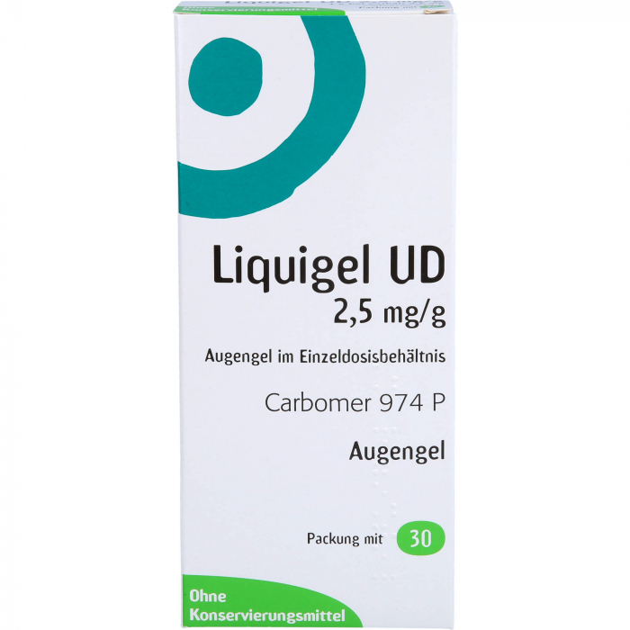LIQUIGEL UD 2,5mg/g Augengel i.Einzeldosisbeh. 30X0.5 g