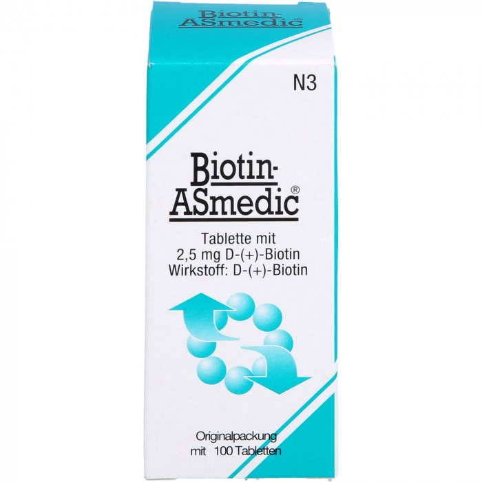 BIOTIN ASMEDIC 2,5 mg Tabletten 100 St