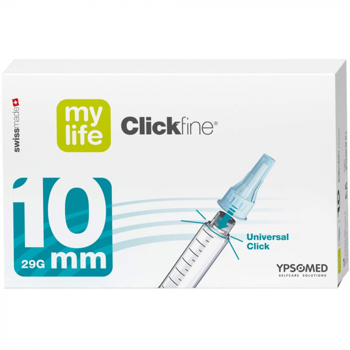 MYLIFE Clickfine Pen-Nadeln 10 mm 100 St