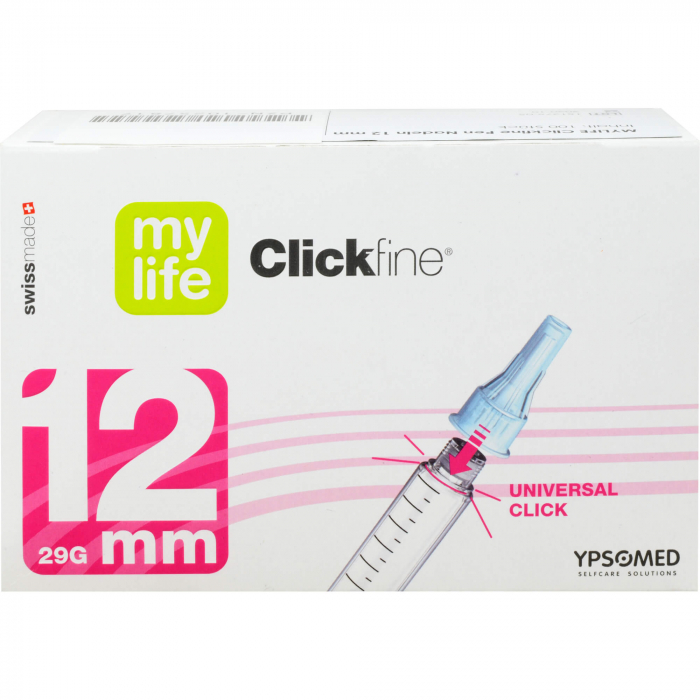 MYLIFE Clickfine Pen-Nadeln 12 mm 100 St