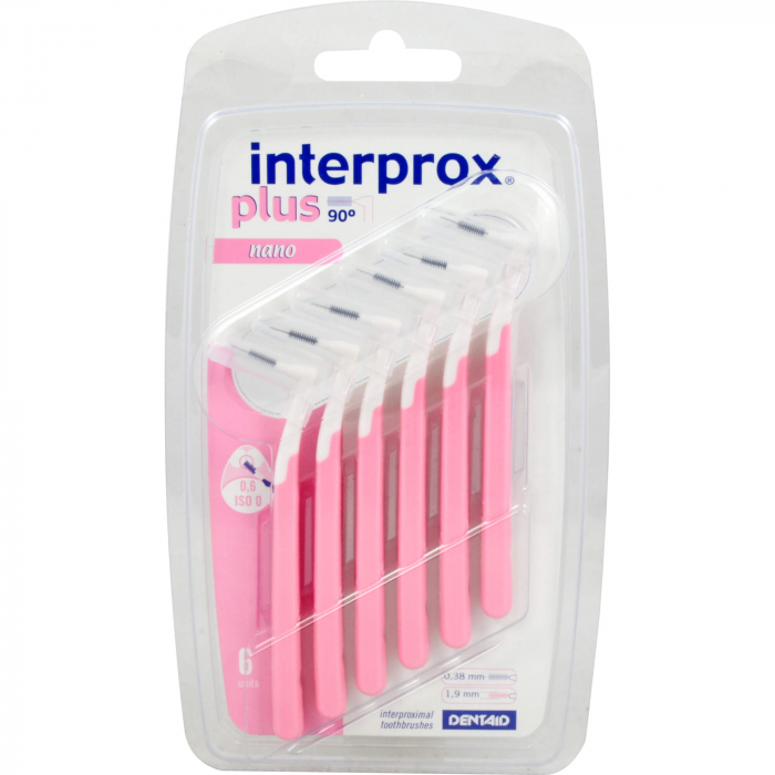 INTERPROX plus nano rosa Interdentalbürste 6 St