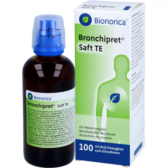 BRONCHIPRET Saft TE 100 ml