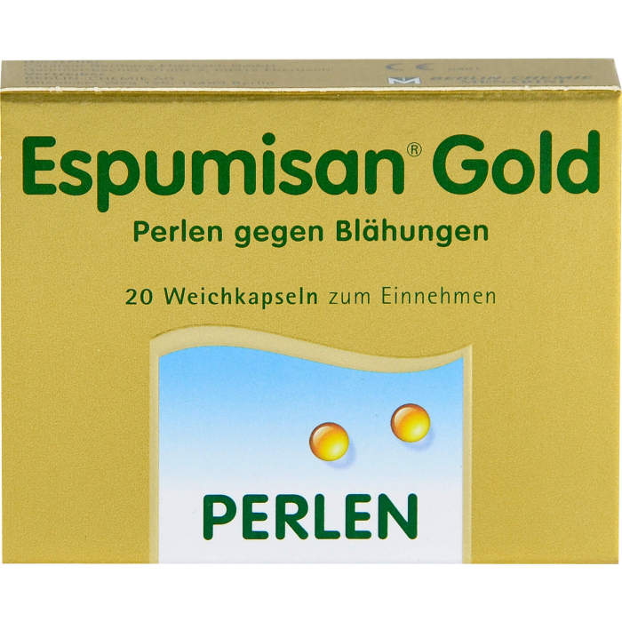 ESPUMISAN Gold Perlen gegen Blähungen 20 St