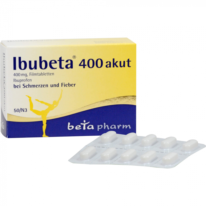 IBUBETA 400 akut Filmtabletten 50 St