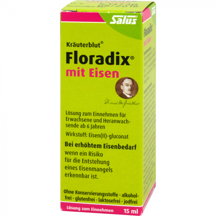 FLORADIX mit Eisen Lösung zum Einnehmen 15 ml