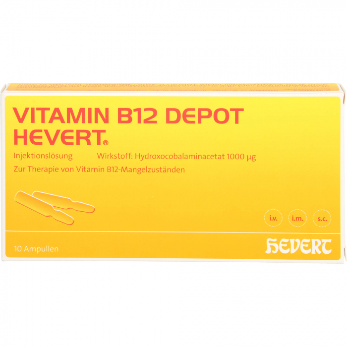 VITAMIN B12 DEPOT Hevert Ampullen 10 St