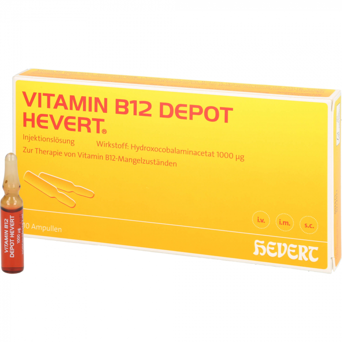 VITAMIN B12 DEPOT Hevert Ampullen 10 St