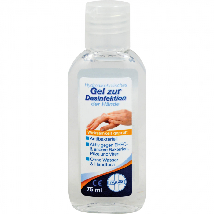 DESINFEKTIONSGEL für die Hand antibakteriell 75 ml