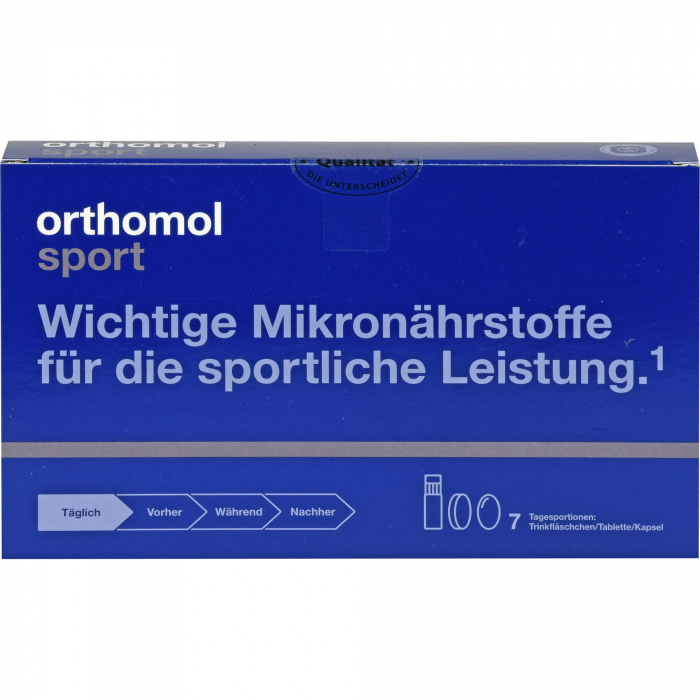 ORTHOMOL Sport Trinkfläschchen/Tabl./Kaps.Kombip. 7 St