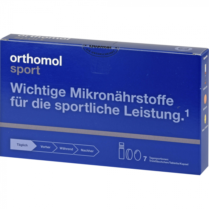 ORTHOMOL Sport Trinkfläschchen/Tabl./Kaps.Kombip. 7 St