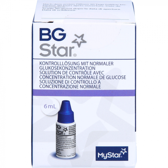 BGSTAR Kontrolllösung normal 6 ml