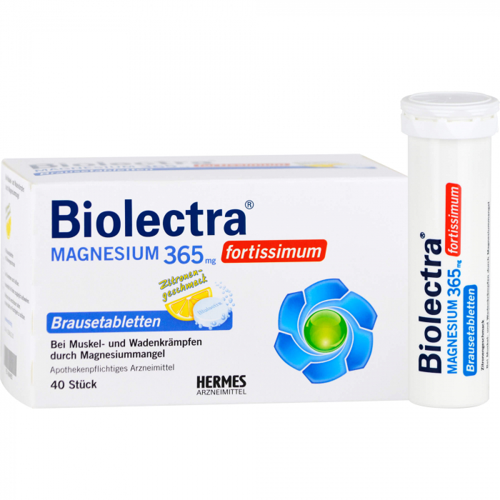 BIOLECTRA Magnesium 365 mg fortissimum Zitrone 40 St
