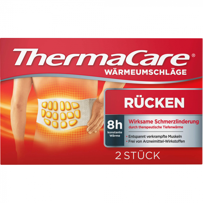 THERMACARE Rückenumschläge S-XL z.Schmerzlind. 2 St