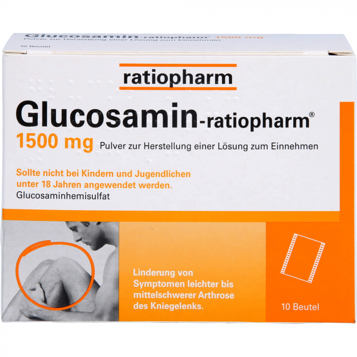 GLUCOSAMIN-RATIOPHARM 1500 mg Plv.z.H.e.L.z.Einn. 10 St