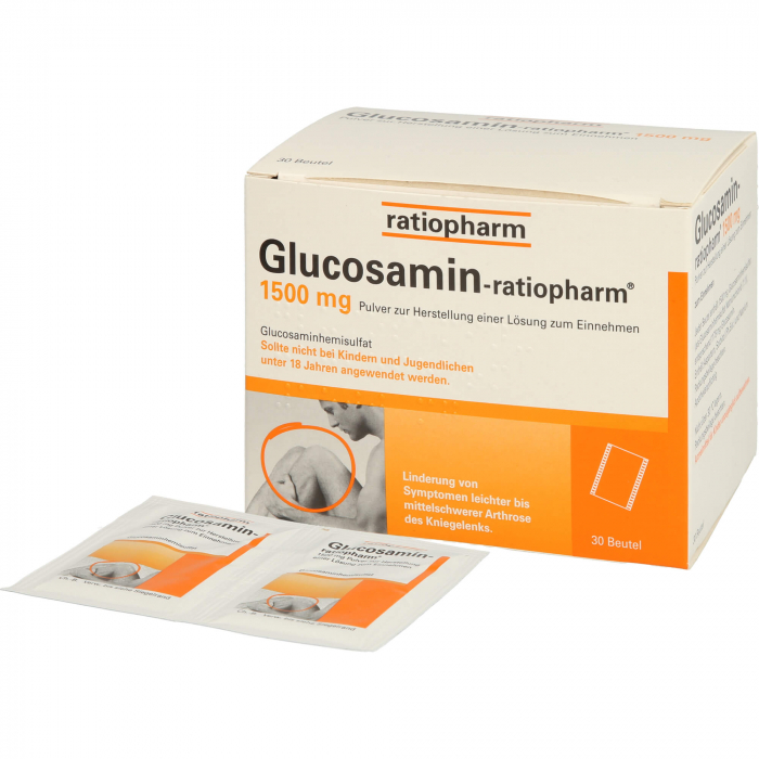 GLUCOSAMIN-RATIOPHARM 1500 mg Plv.z.H.e.L.z.Einn. 30 St
