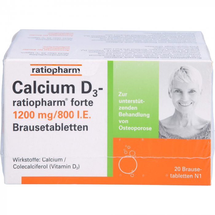 CALCIUM D3-ratiopharm forte Brausetabletten 40 St