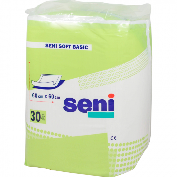 SENI Soft Basic Bettschutzunterlage 60x60 cm 30 St