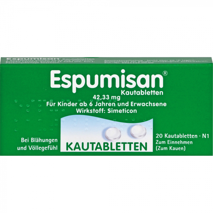 ESPUMISAN Kautabletten 20 St