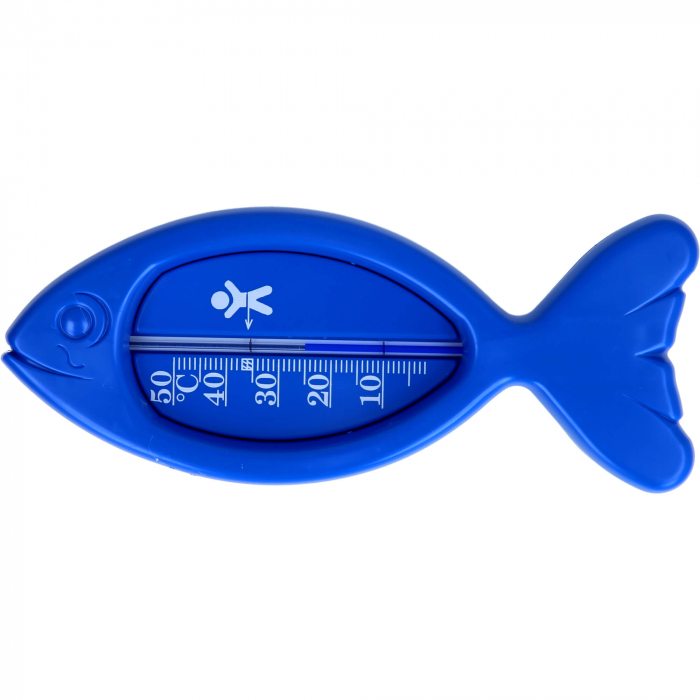 BADETHERMOMETER Fisch blau 1 St
