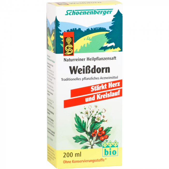 WEISSDORN SAFT Schoenenberger 200 ml