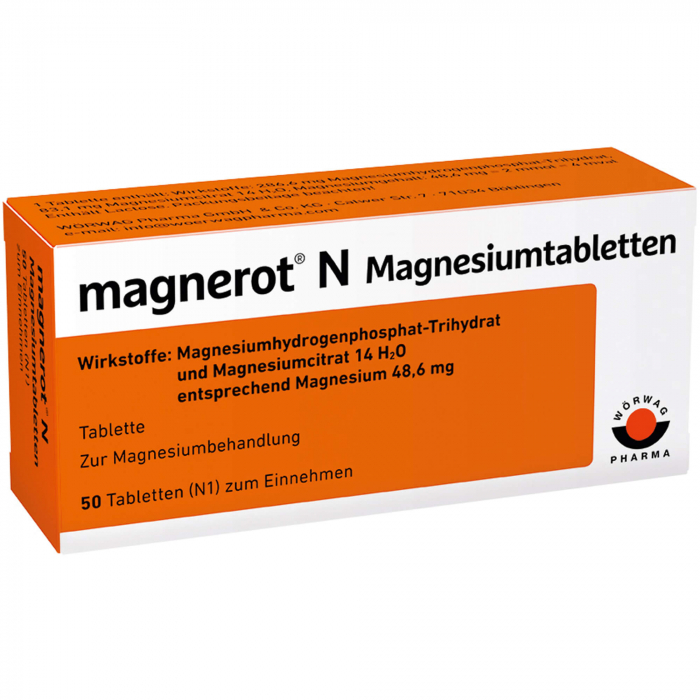 MAGNEROT N Magnesiumtabletten 50 St
