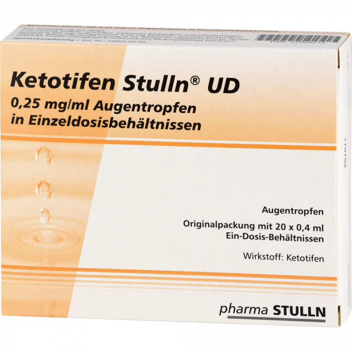 KETOTIFEN Stulln UD Augentropfen Einzeldosispip. 20X0.4 ml