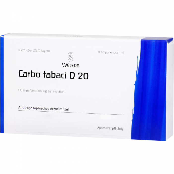 CARBO TABACI D 20 Ampullen 8 St