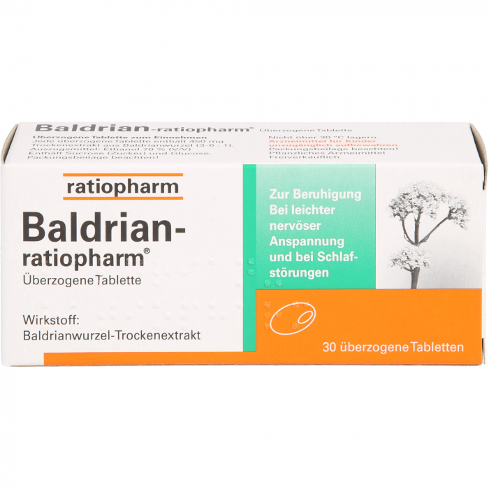 BALDRIAN-RATIOPHARM überzogene Tabletten 30 St