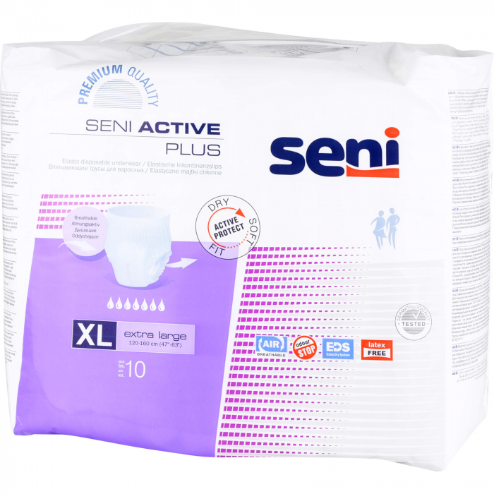 SENI Active Plus Inkontinenzslip Einmal XL 10 St
