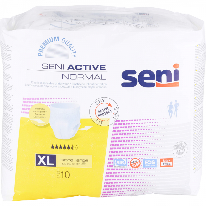 SENI Active Normal Inkontinenzslip Einmal XL 10 St