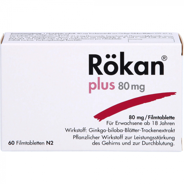 RÖKAN Plus 80 mg Filmtabletten 60 St