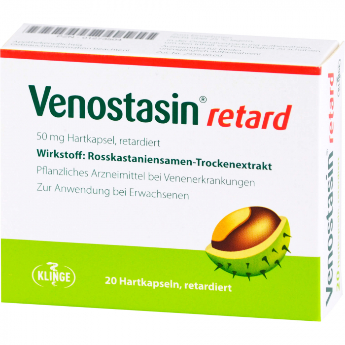 VENOSTASIN retard 50 mg Hartkapsel retardiert B 20 St