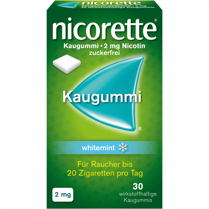 NICORETTE Kaugummi 2 mg whitemint 30 St
