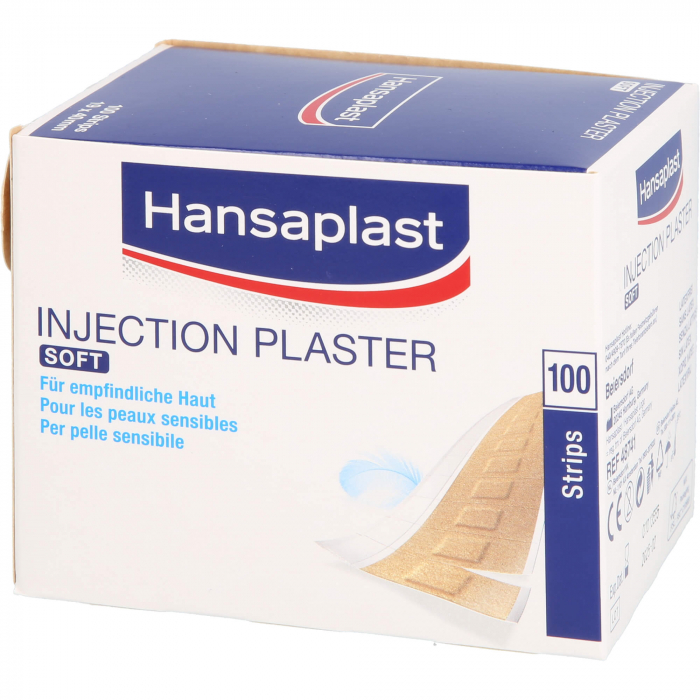 HANSAPLAST Soft Injektionspflaster Strips 19x40 mm 100 St