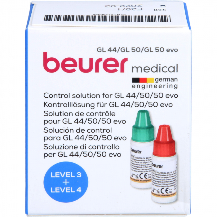 BEURER GL44/GL50 Kontrolllösung Level 3+4 1 St