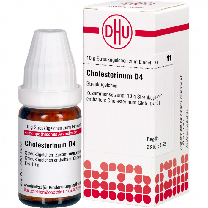 CHOLESTERINUM D 4 Globuli 10 g