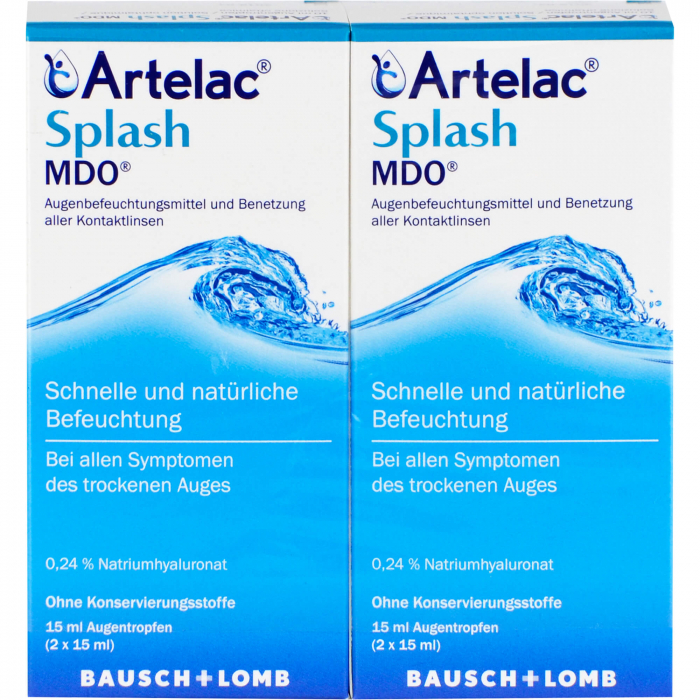 ARTELAC Splash MDO Augentropfen 2X15 ml