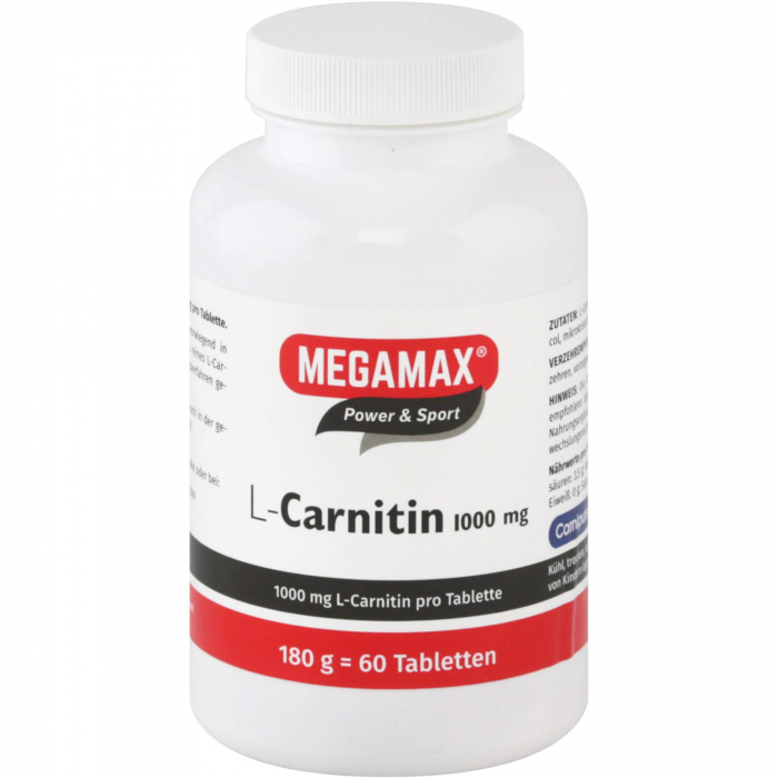 L-CARNITIN 1000 mg Megamax Tabletten 60 St