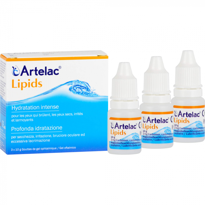 ARTELAC Lipids MD Augengel 3X10 g