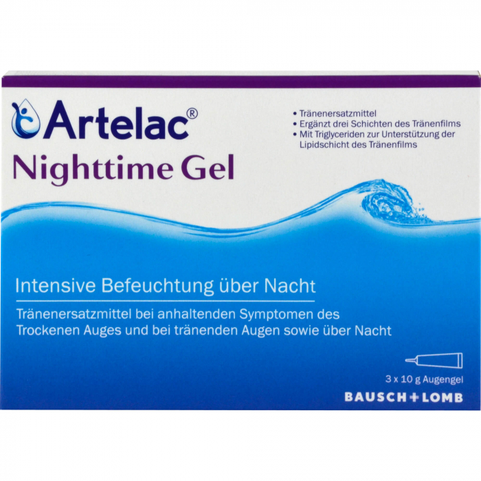 ARTELAC Nighttime Gel 3X10 g
