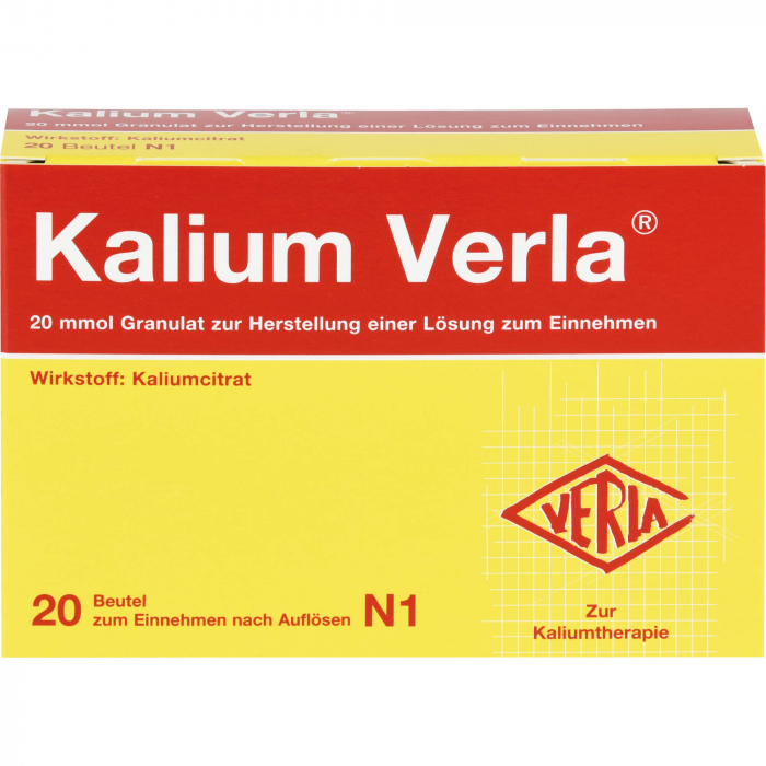 KALIUM VERLA Granulat Btl. 20 St