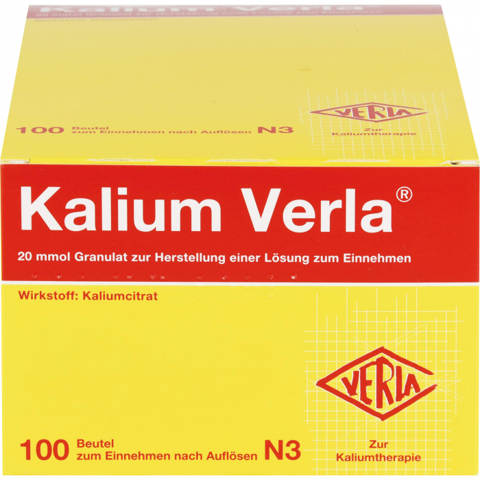 KALIUM VERLA Granulat Btl. 100 St