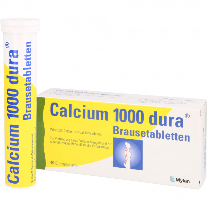 CALCIUM 1000 dura Brausetabletten 40 St