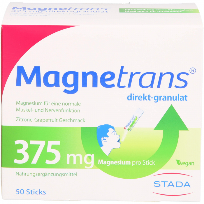 MAGNETRANS direkt 375 mg Granulat 50 St
