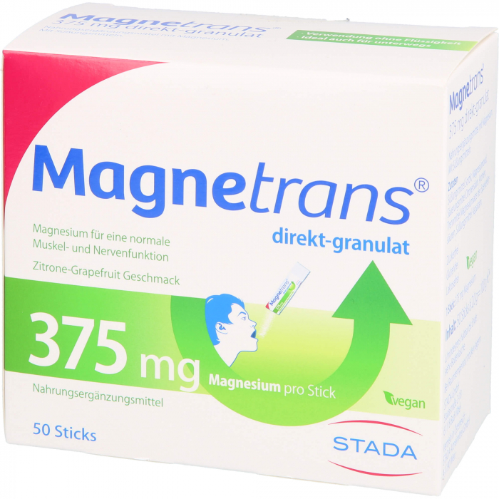 MAGNETRANS direkt 375 mg Granulat 50 St