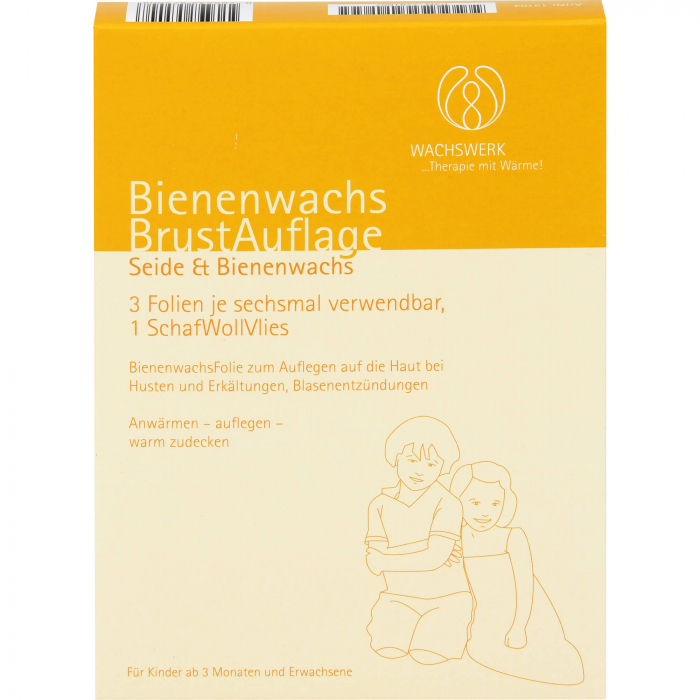 BIENENWACHS BRUSTAUFLAGE Schaf/Woll/Vl.Wachsw. 3 St