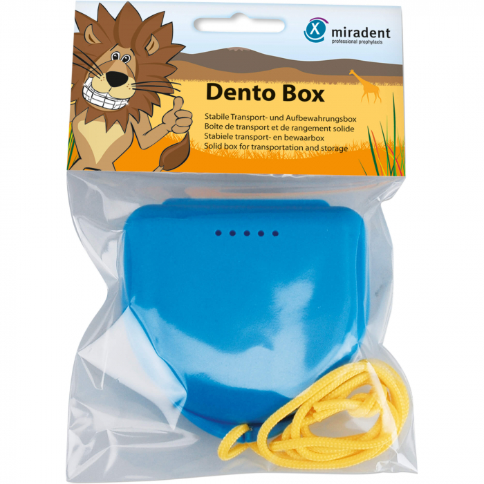 MIRADENT Zahnspangenbox Dento Box I blau 1 St