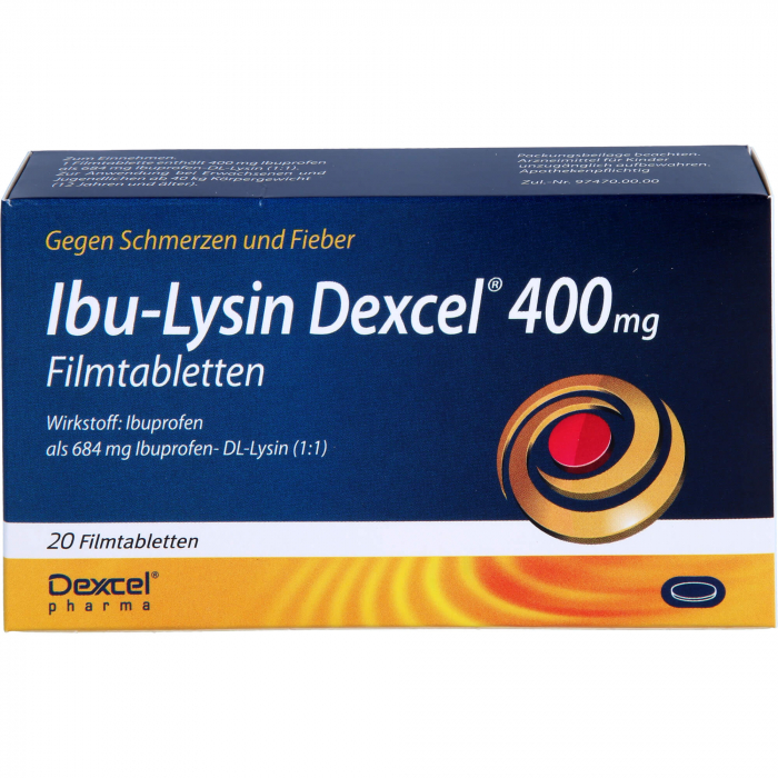 IBU-LYSIN Dexcel 400 mg Filmtabletten 20 St